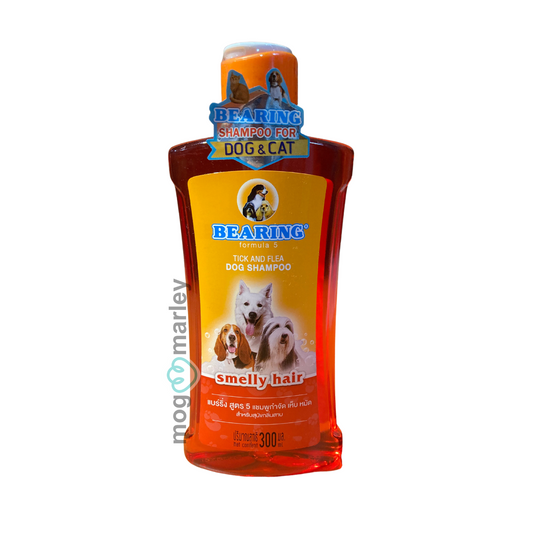 300ML Bearing Formula 5 Tick and Flea Cat and Dog Shampoo Smelly Hair  -mog and marley