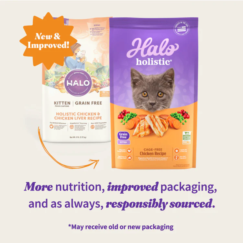 Halo brand best sale dog food