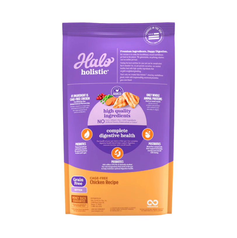 Halo Holistic Grain Free Chicken Chicken Liver Kitten Recipe